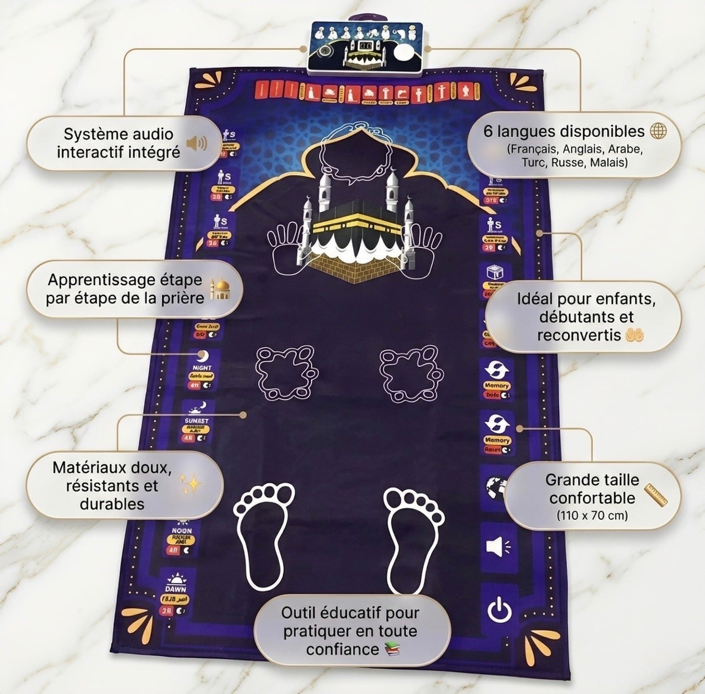 Tapis interactif - Enfants, débutants, reconvertis